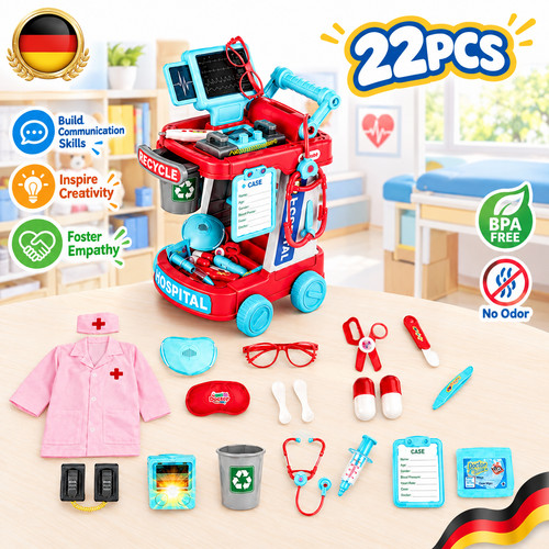 Carrello medico playset gioco - medico,
