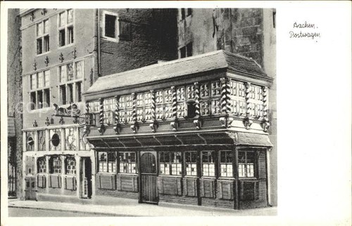 Carrozza postale aquisgrana - postale,