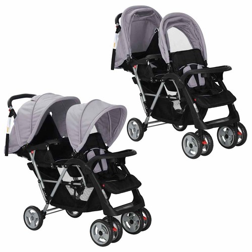 Passeggino tandem acciaio - passeggino,