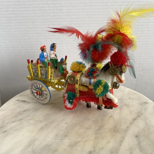 Vintage italian sicilian cart - vintage,