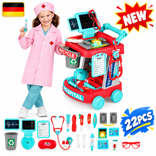 Carrello medico con effetti